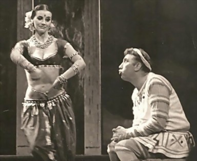 Norma with Frankie Howerd