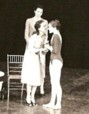 Jo Jewkes receiving an award