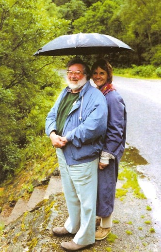 Pat Whittock with her husband, Trevor